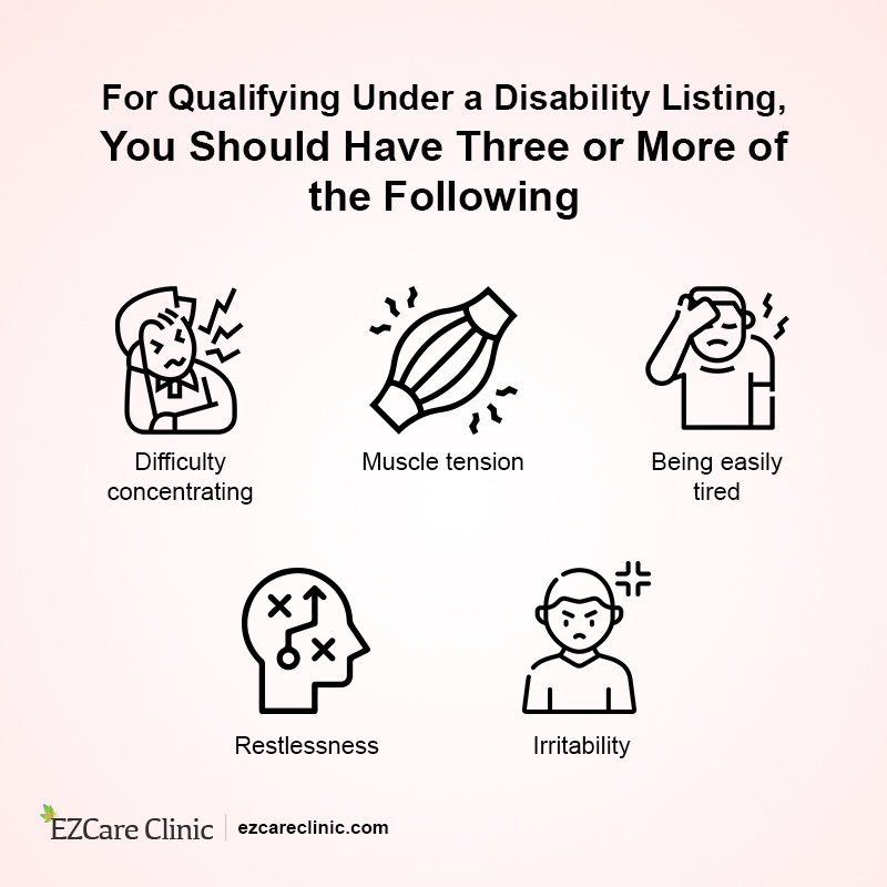 Disability for Anxiety 